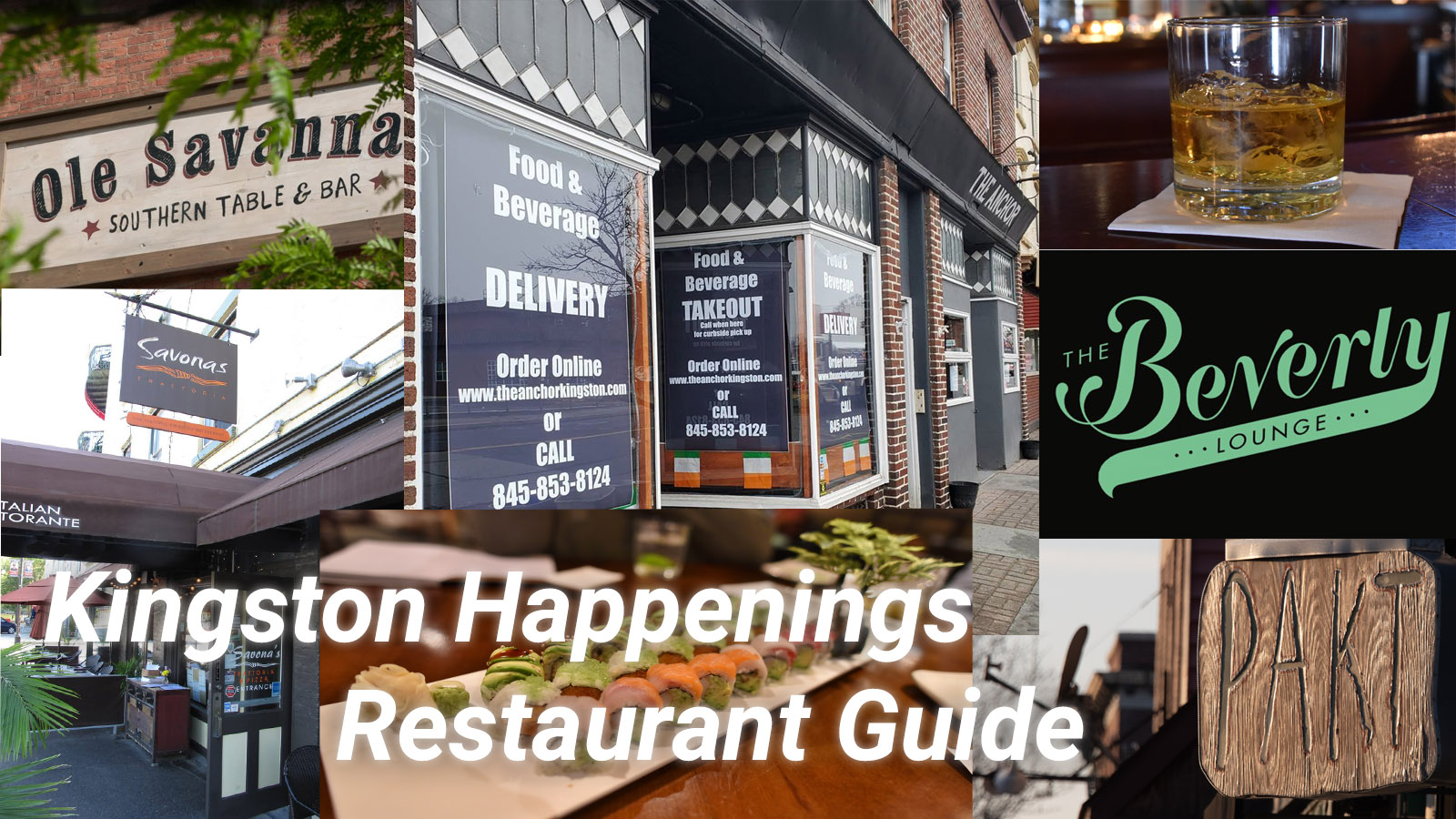 Kingston Happenings Restaurant Guide: Find Local Takeout and Delivery