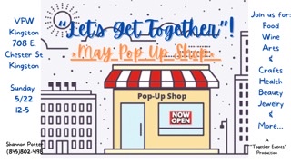 “Let’s Get Together!” May Pop Up Shop