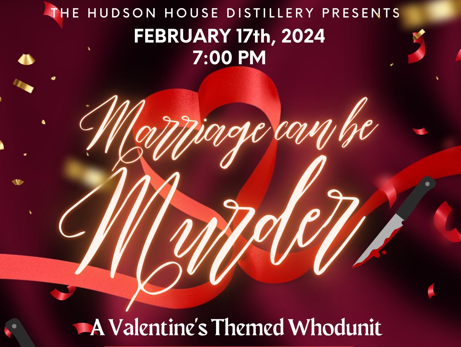 "Marriage can be Murder", A Valentine's Themed Whodunit