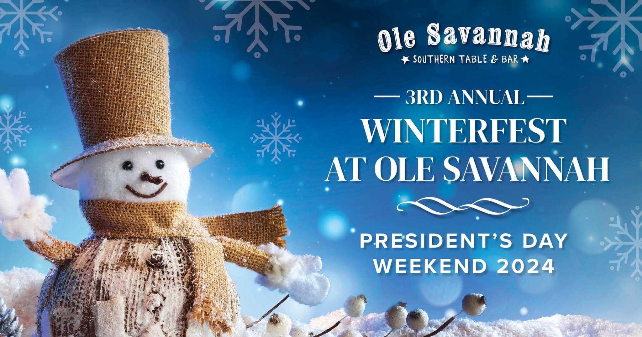 Ole Savannah’s 3rd Annual Winterfest