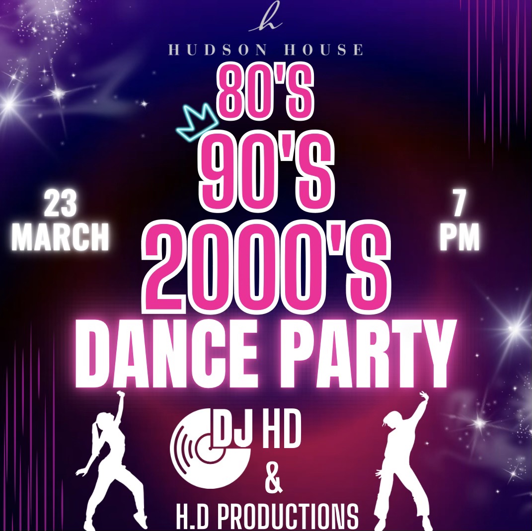 80s, 90s, & 2000s Dance Party with DJ Hd