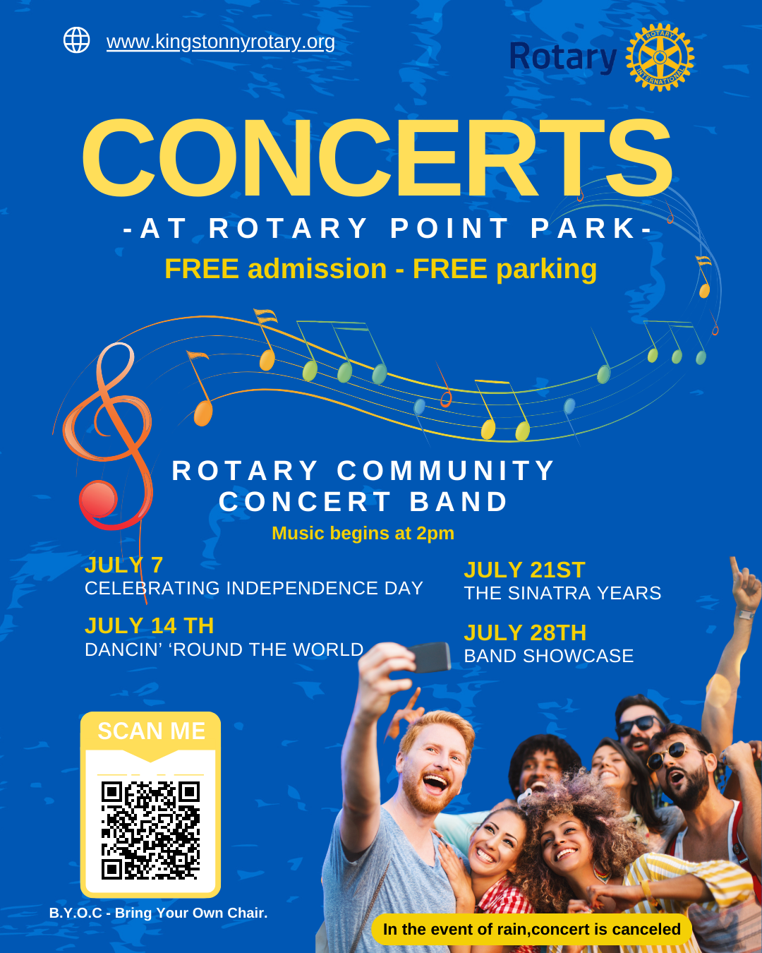 Free Concerts @ Kingston Point Rotary Park