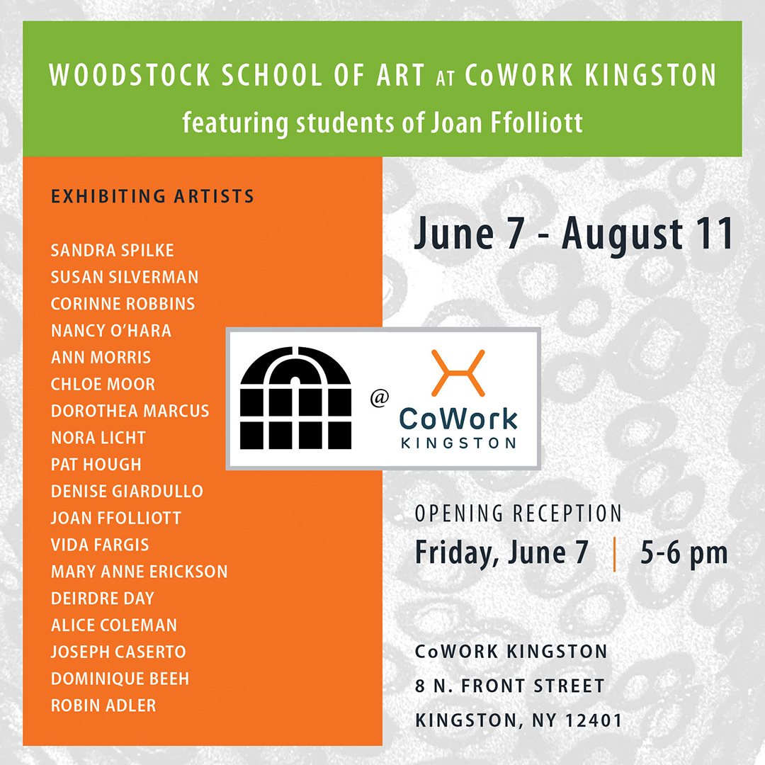 Woodstock School of Art Reception at CoWork Kingston