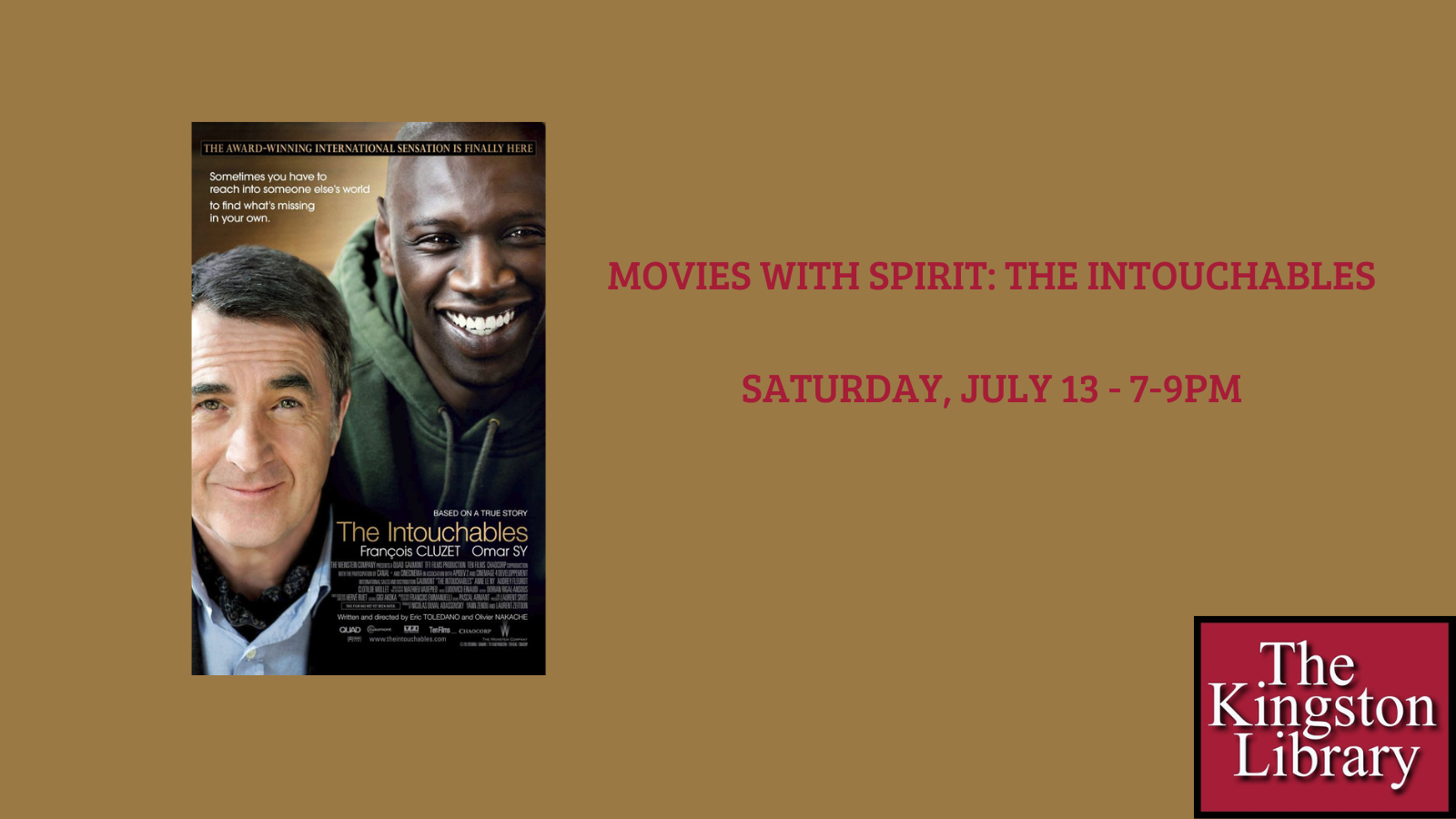 Movies with Spirit: The Intouchables