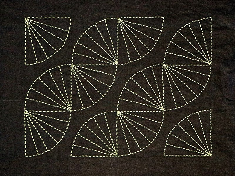 Sashiko stitching