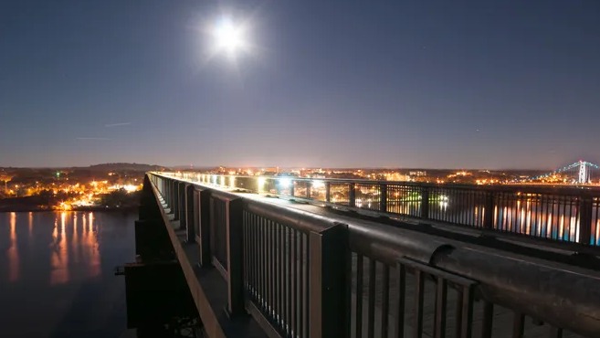 Walkway at Night