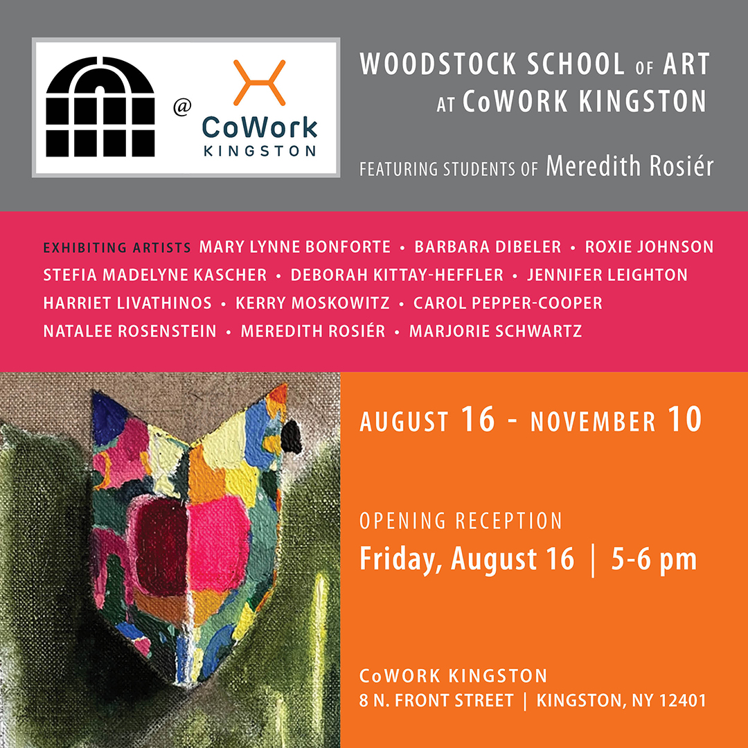 Exhibit Reception: Woodstock School of Art X CoWork Kingston