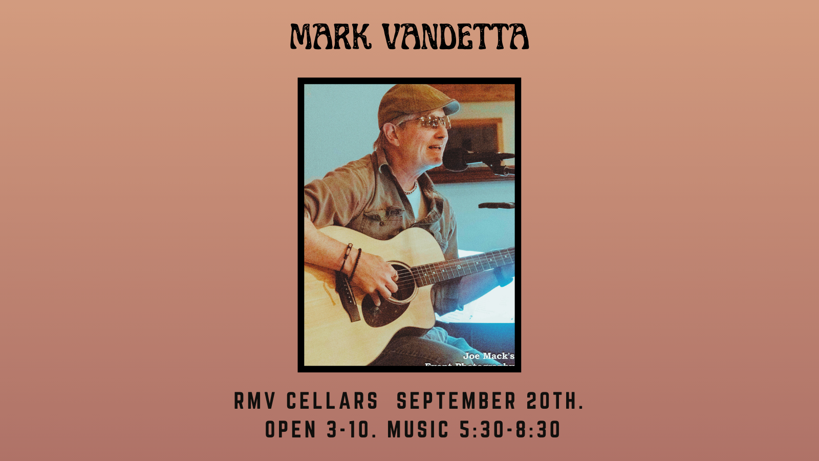 Mark Vandetta at RMV Cellars