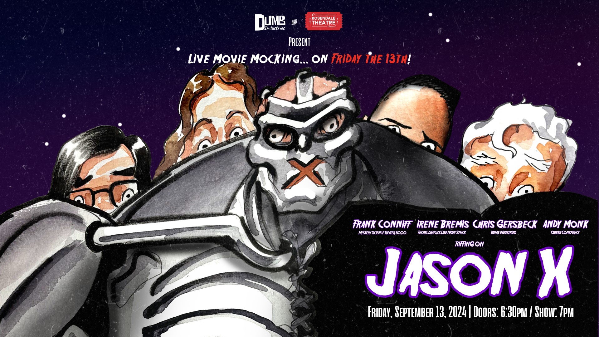 A Friday the 13th Live Riff of JASON X (featuring MST3K's Frank Conniff)