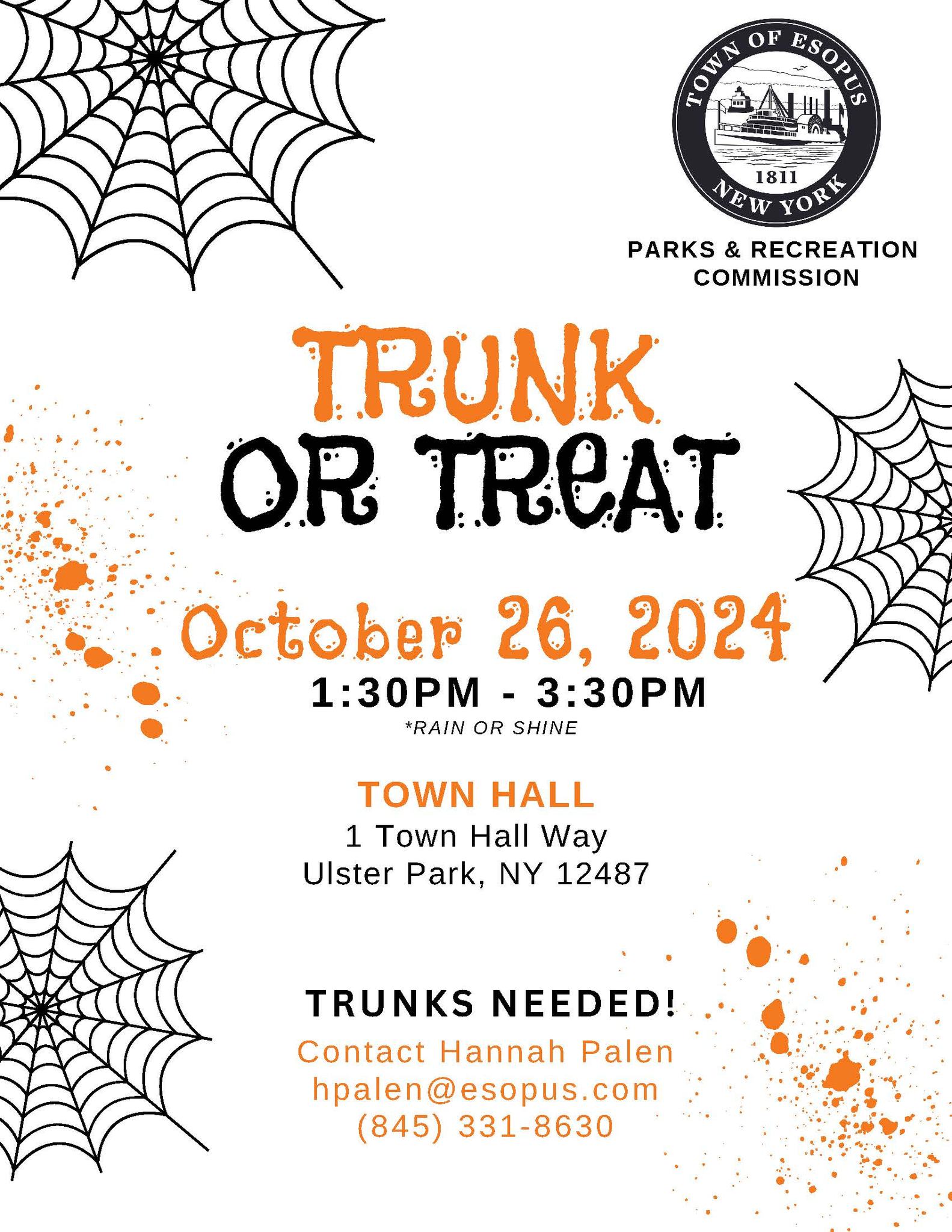 Town of Esopus Trunk or Treat