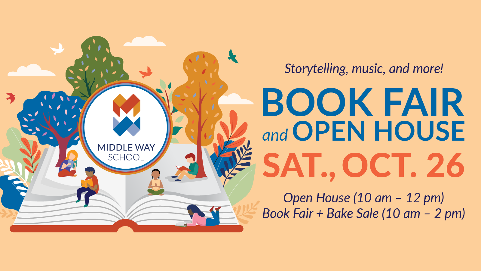 Middle Way School Book Fair + Open House