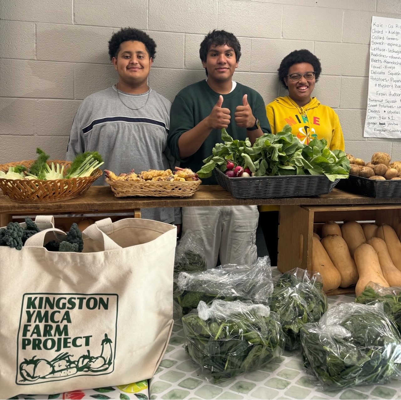 YMCA Winter Farm Stand