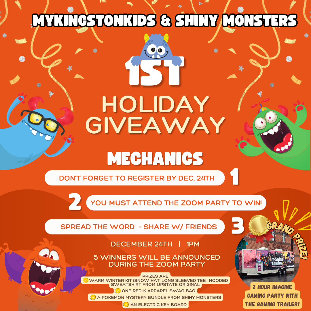 MyKingstonKids & Shiny Monsters Holiday Giveaway