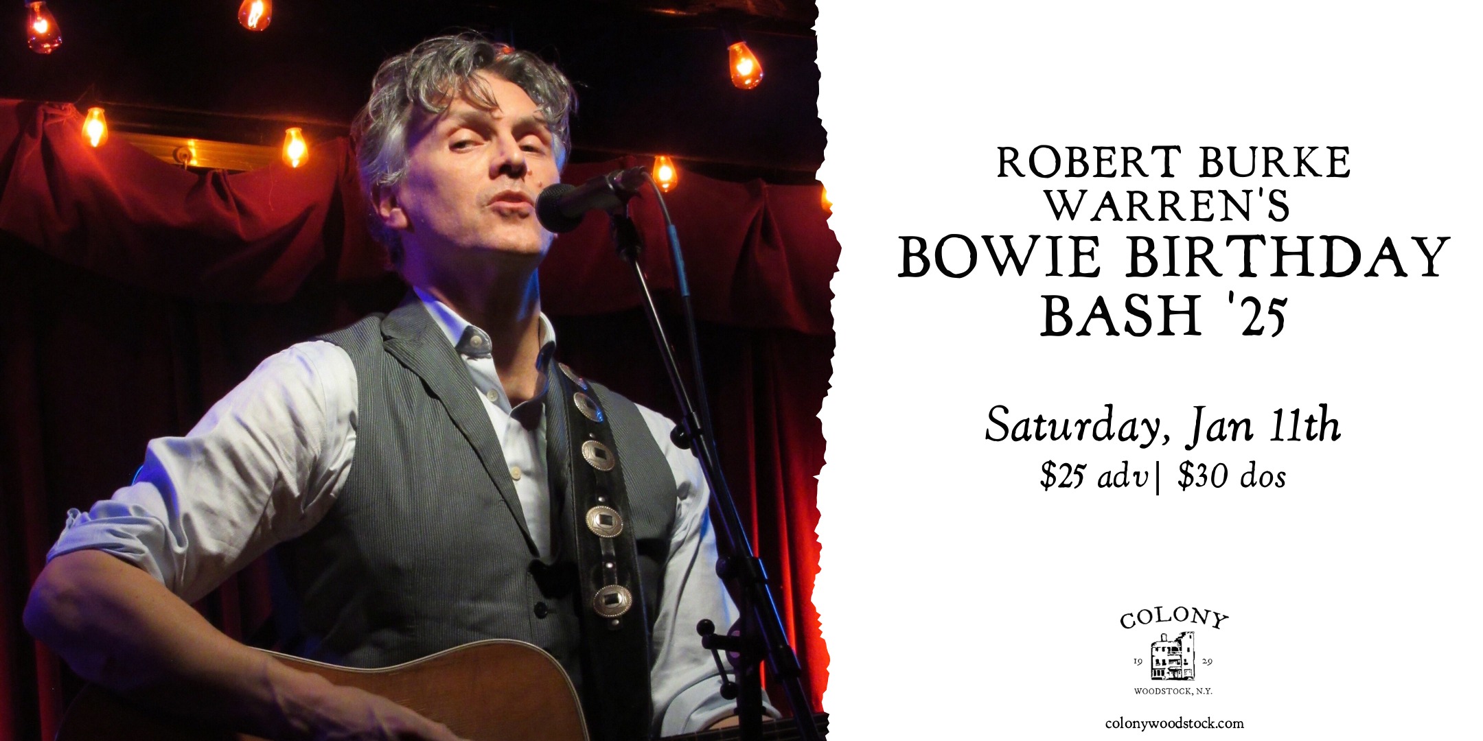 Robert Burke Warren's Bowie Birthday Bash '25