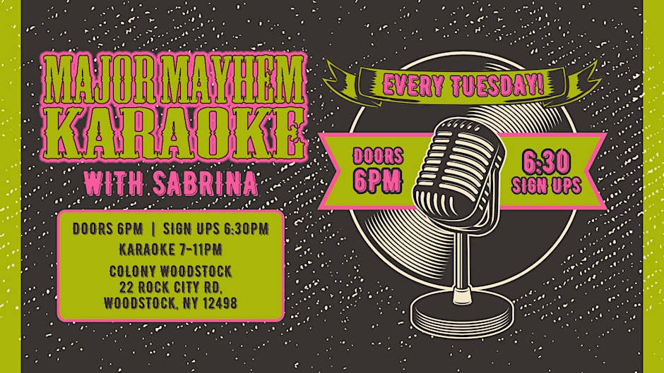 MAJOR MAYHEM KARAOKE with Sabrina