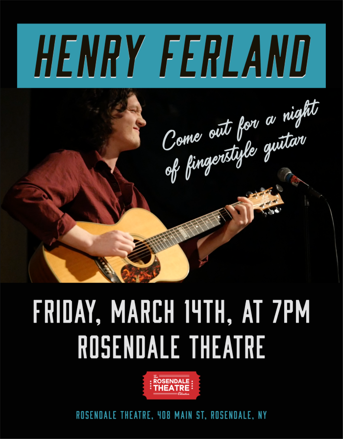 Fingerstyle Guitar Phenom Henry Ferland in Concert!