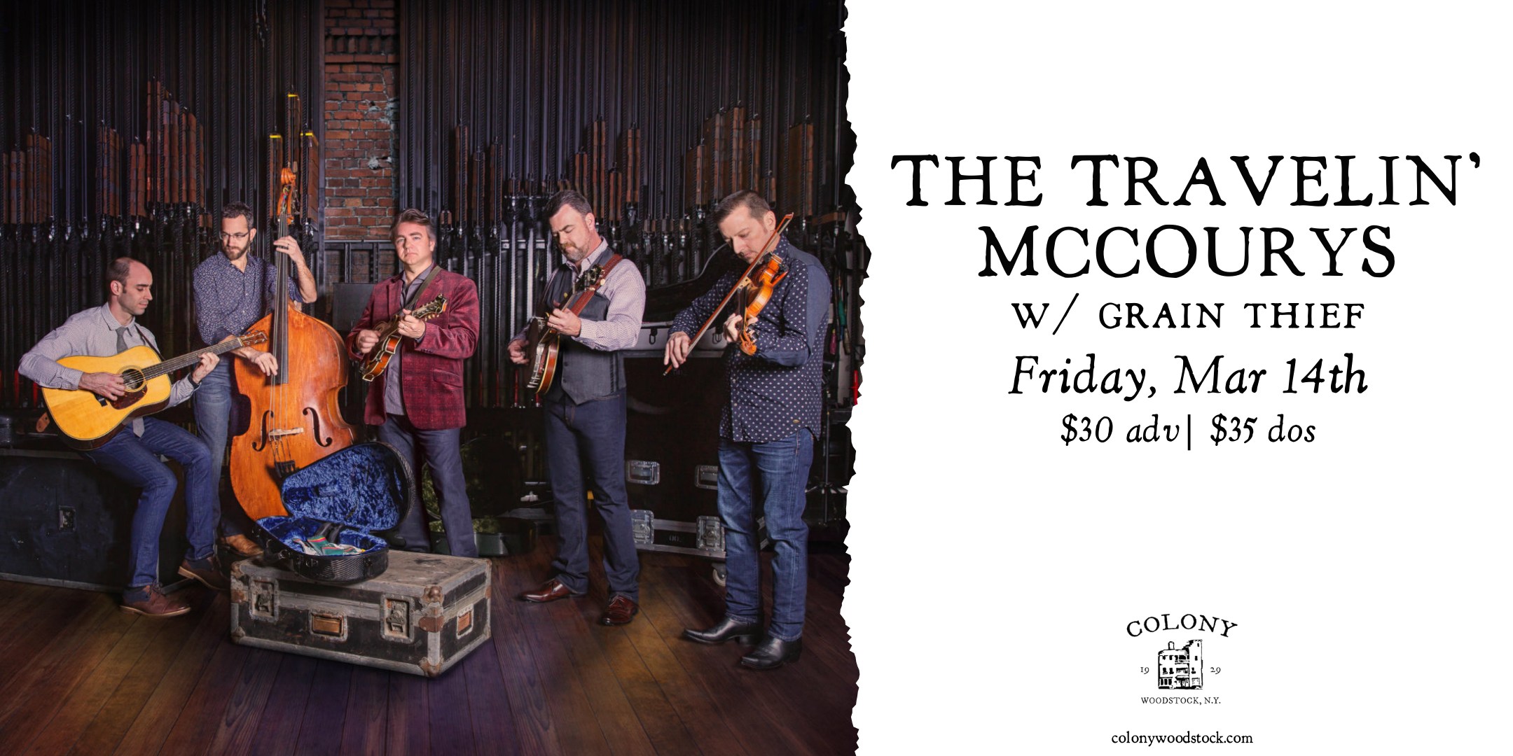 The Travelin' McCourys w/ Grain Thief