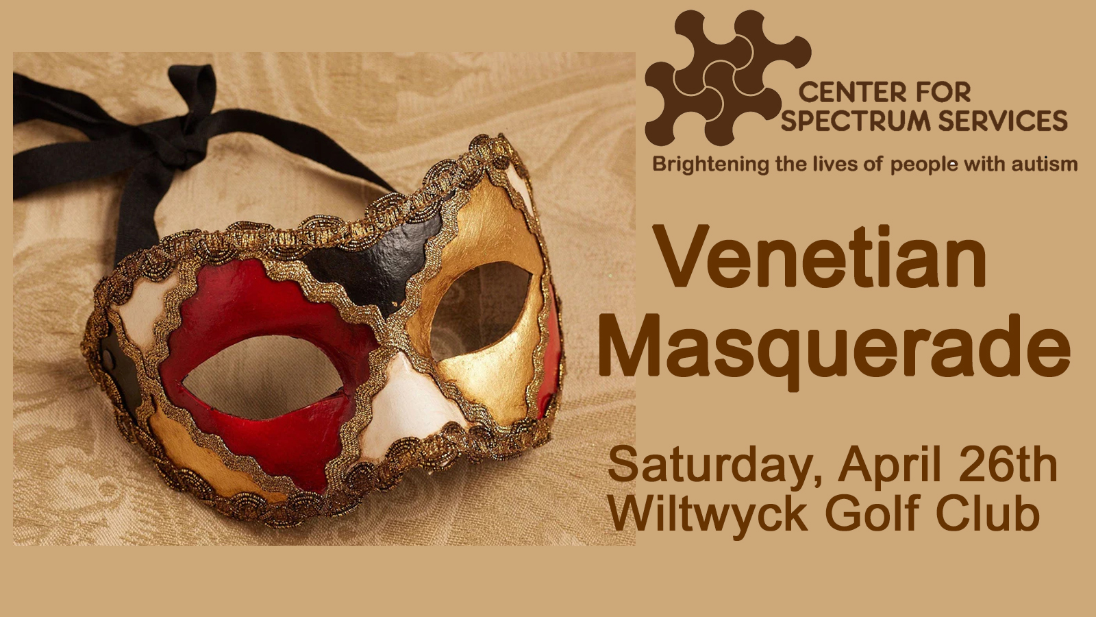 Venetian Masquerade - Center for Spectrum Services Autism Acceptance Gala