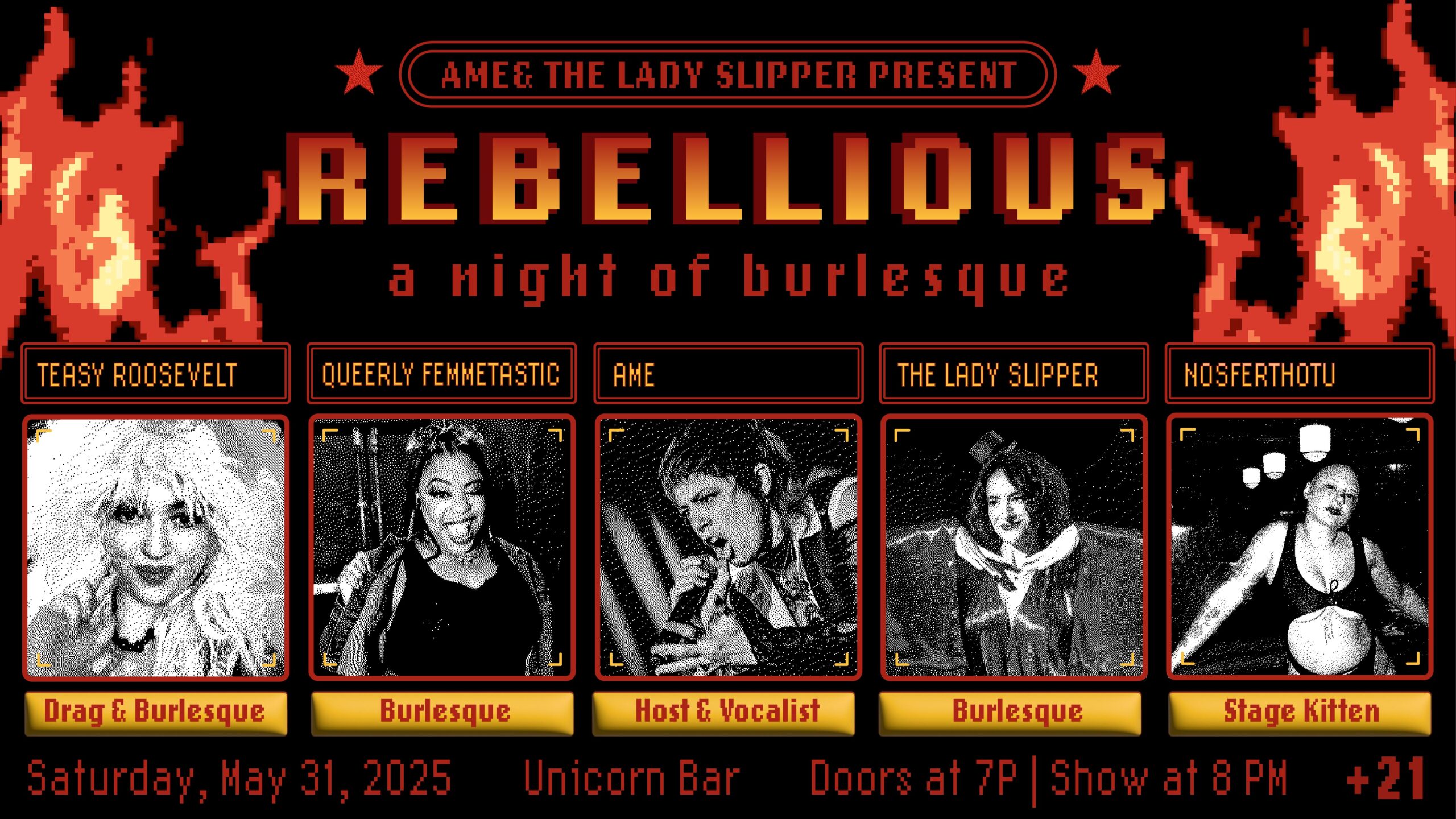 Rebellious Burlesque Night