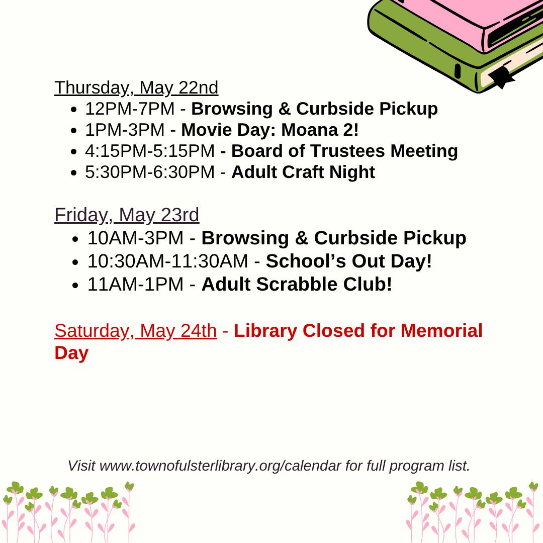 School's Out Painting Party at Town of Ulster Library