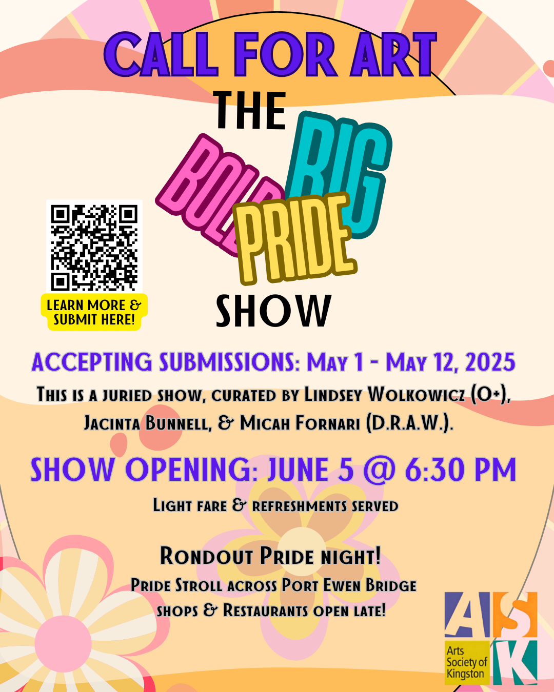 The BIG BOLD PRIDE Show at ASK and Rondout Pride Night
