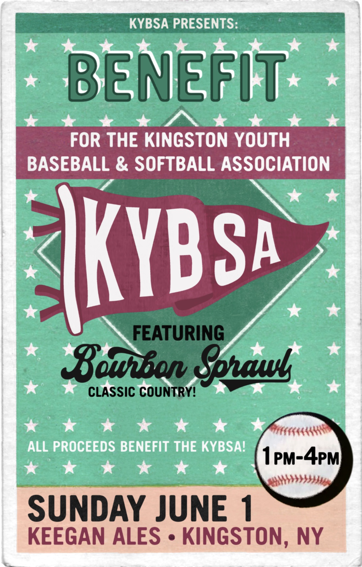 KYBSA Fundraiser with music by Bourbon Sprawl