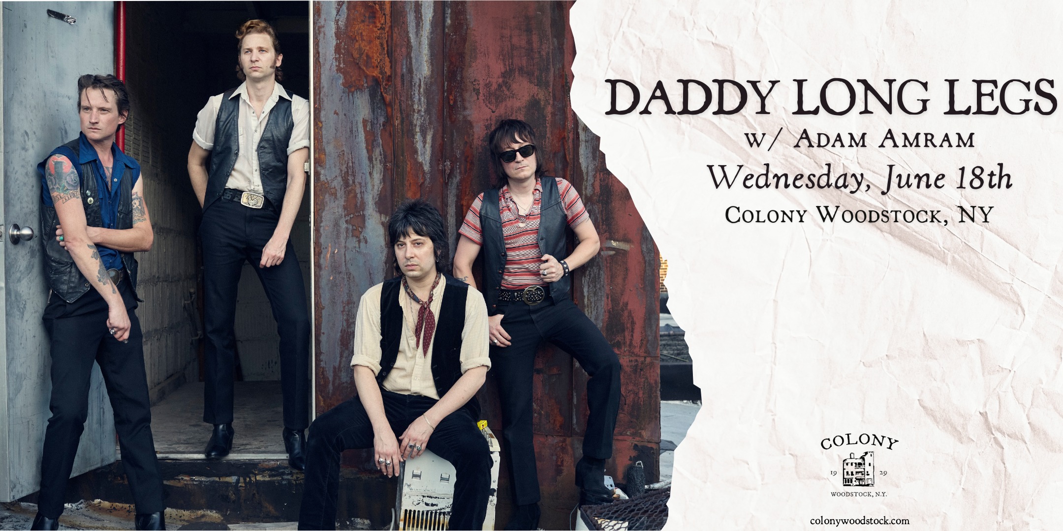 DADDY LONG LEGS w/ Adam Amram