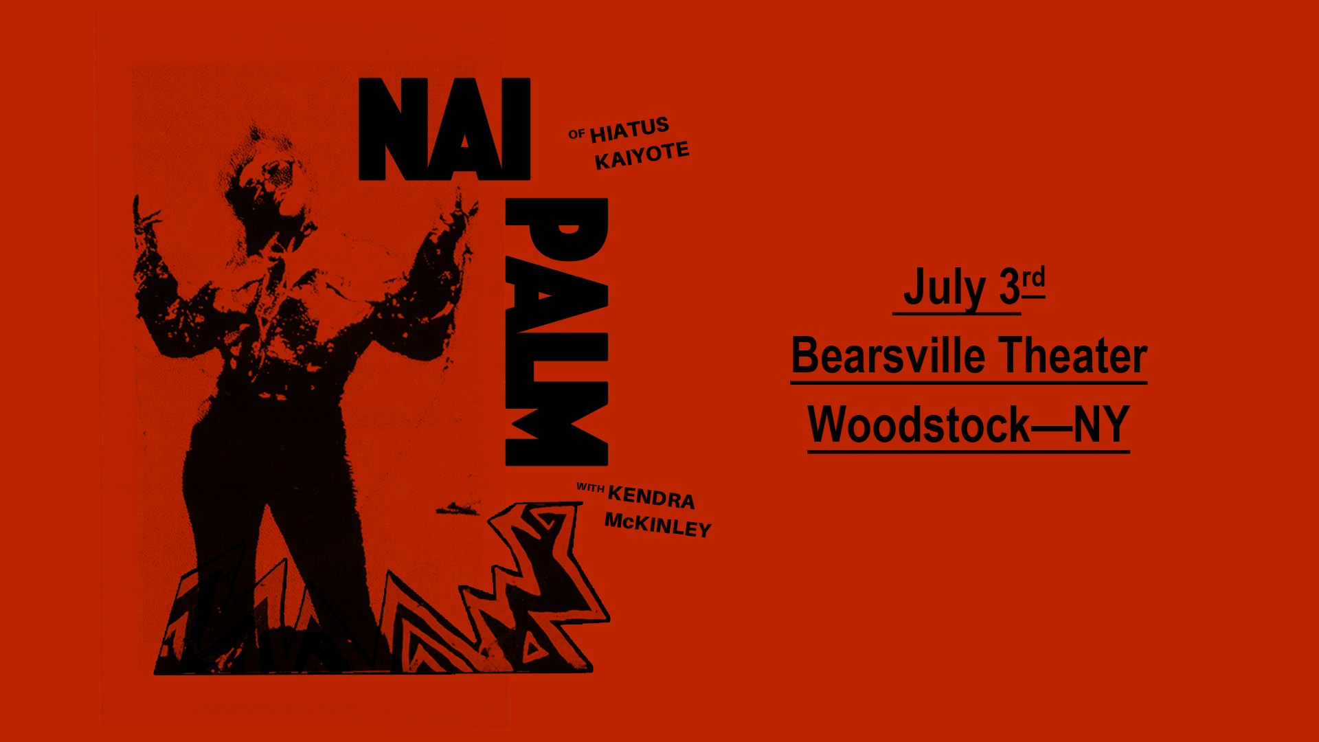 Nai Palm (of Hiatus Kaiyote) @ Bearsville Theater