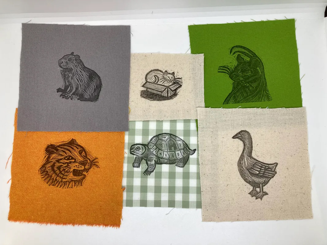 Stamps and Stitches: Explorations in Textile Printing (NPS)