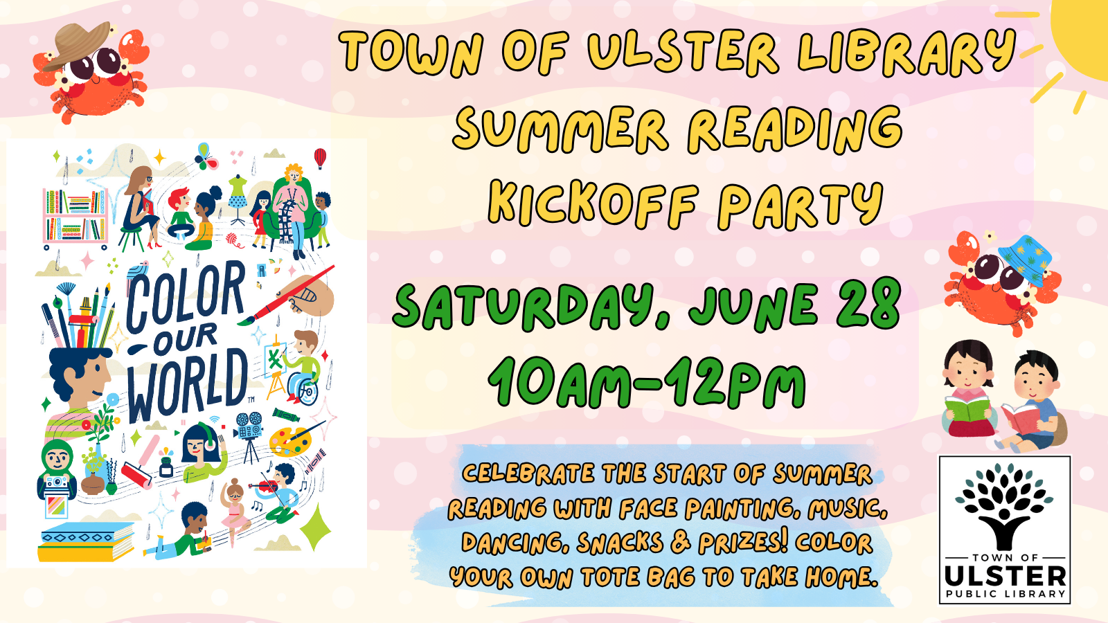 Town of Ulster Library Summer Reading Kickoff Party!