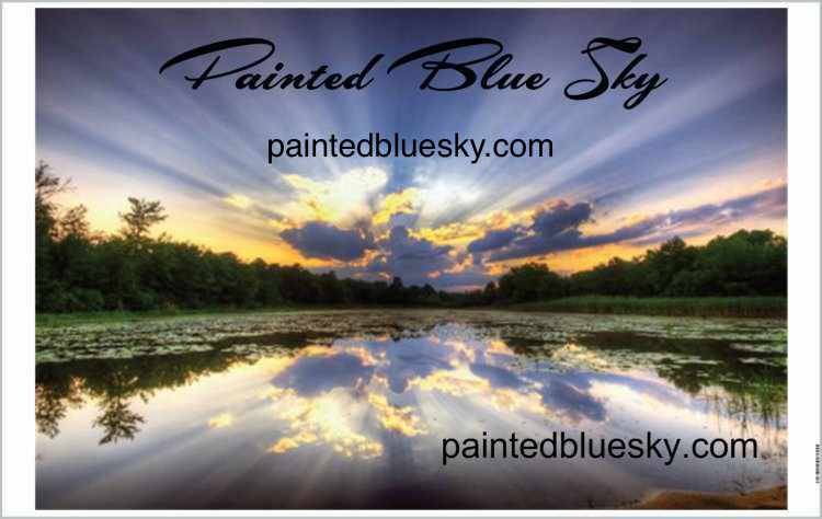 Painted Blue Sky