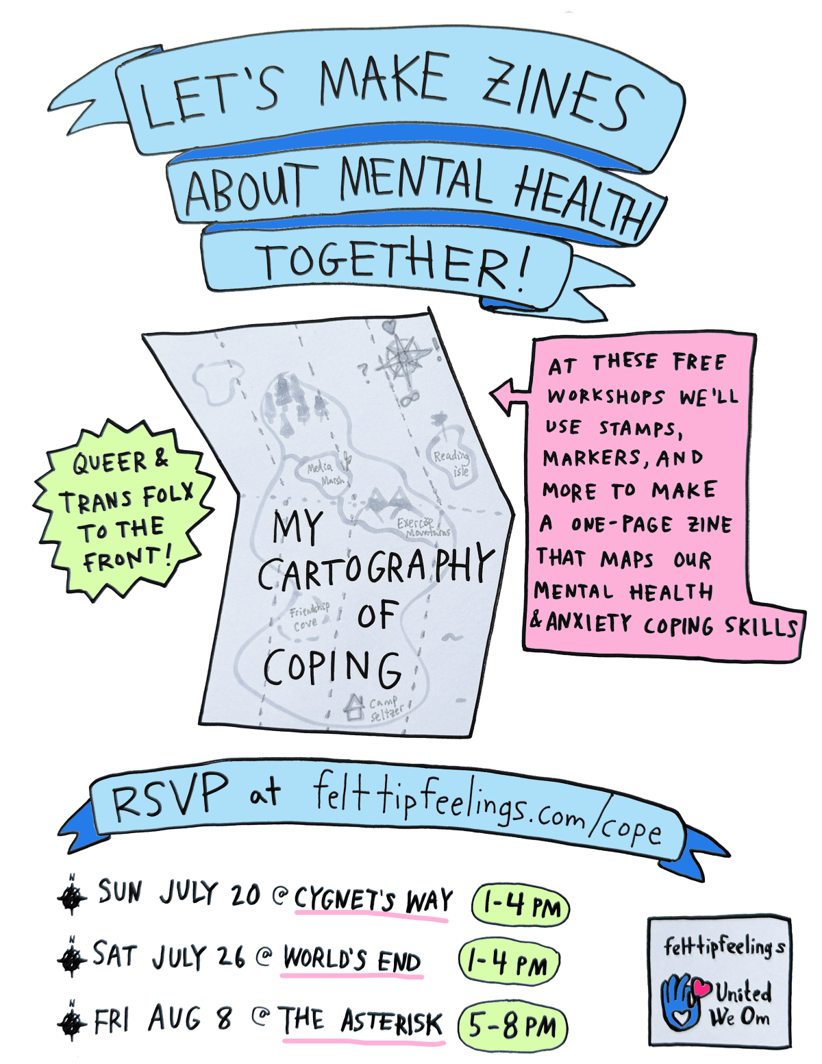 Cartography of Coping: Mental Health Zine-Making