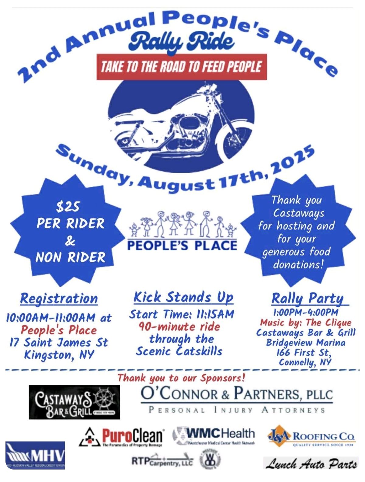 2nd Annual People's Place Rally Ride