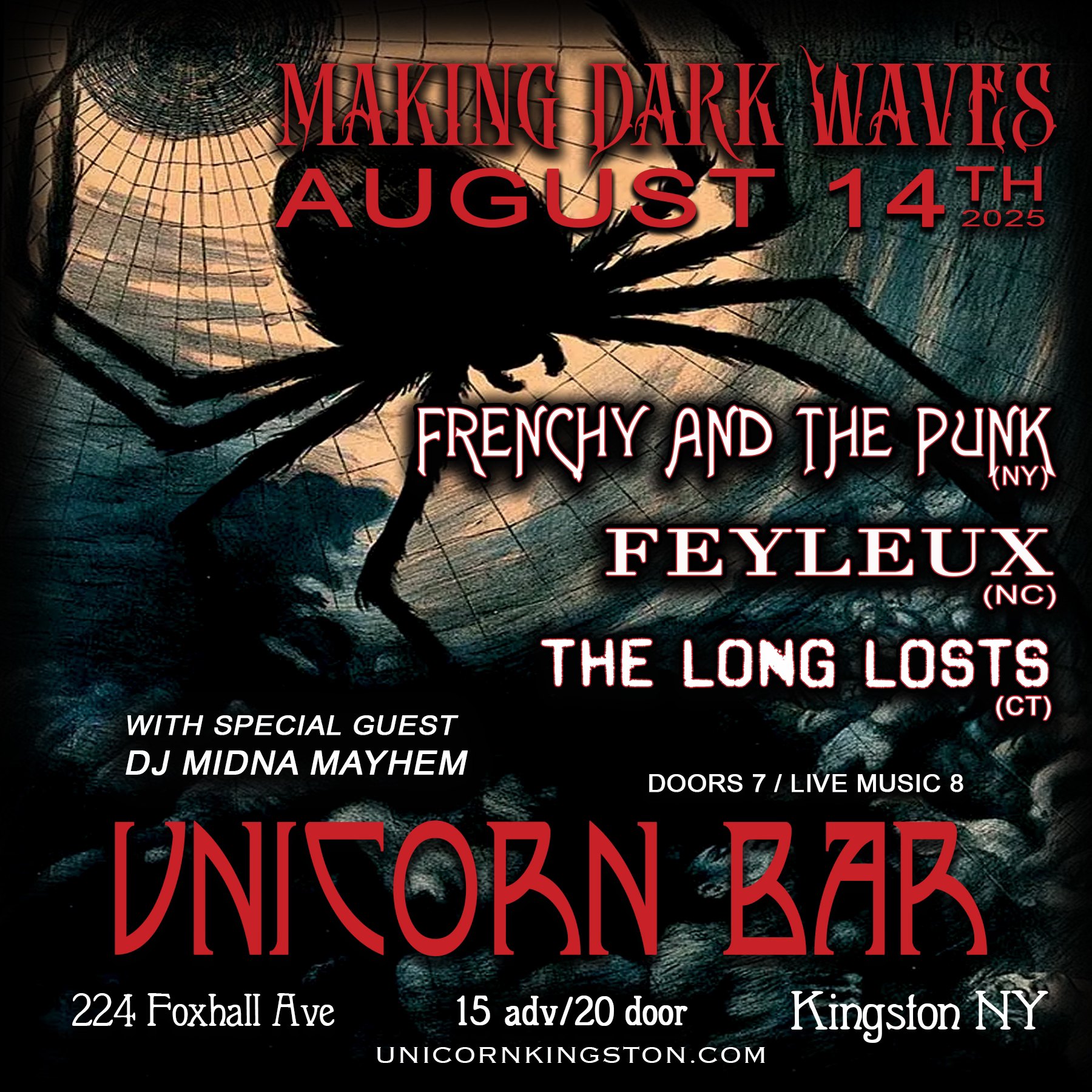 Unicorn Bar and Batfrogs Present: Making Dark Waves 2