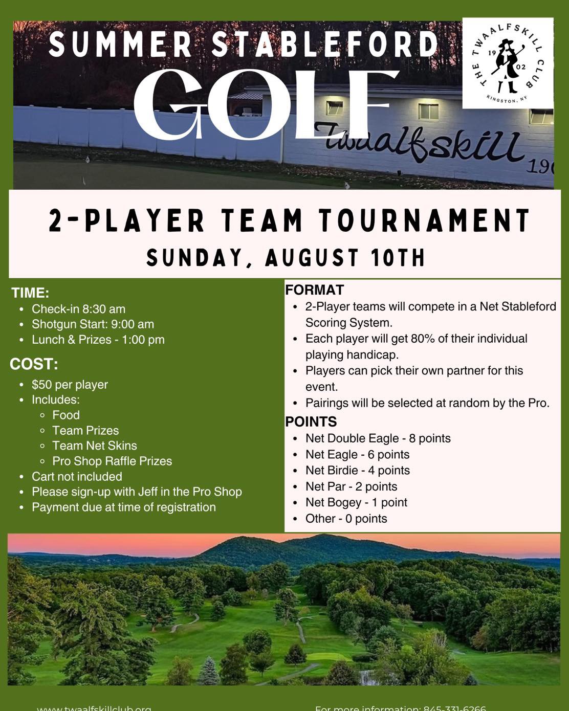 Summer Stableford Shootout