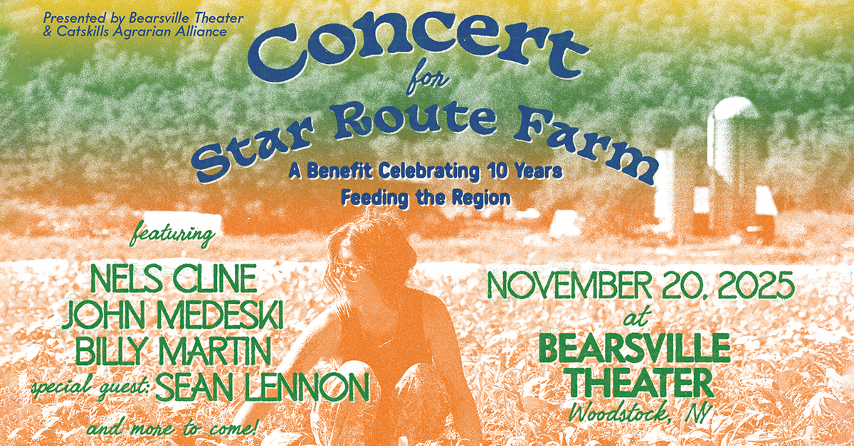 Concert For Star Route Farm with Nels Cline, John Medeski, Billy Martin