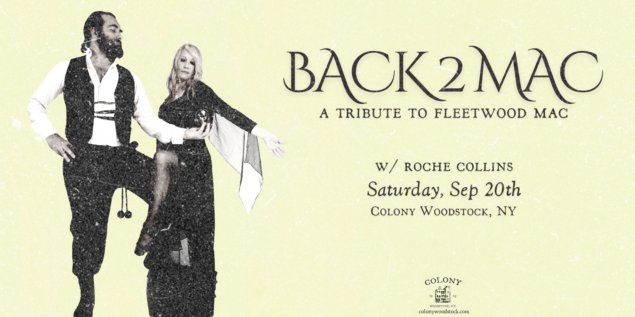 Back 2 Mac - A Tribute to Fleetwood Mac w/ Roche Collins