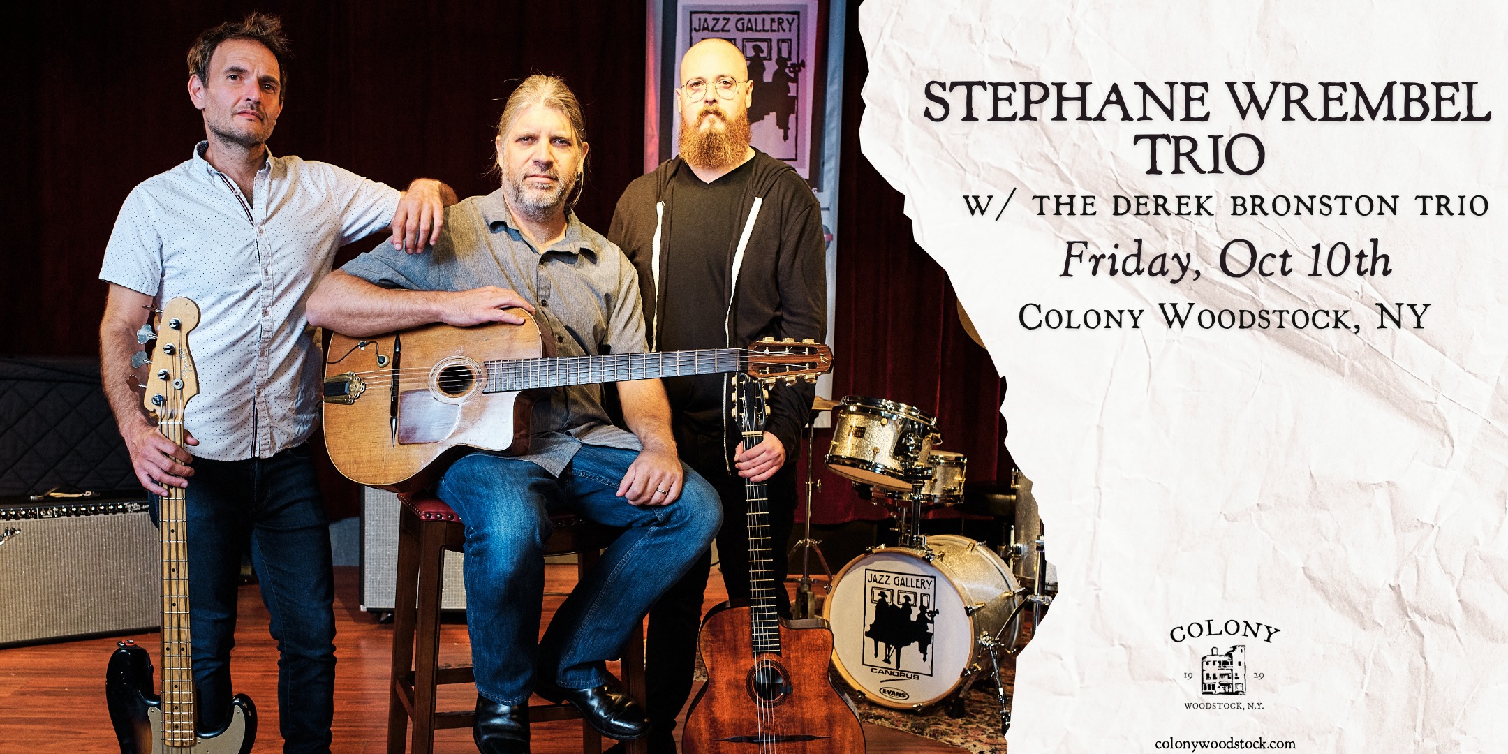 Stephane Wrembel Trio w/ The Derek Bronston Trio