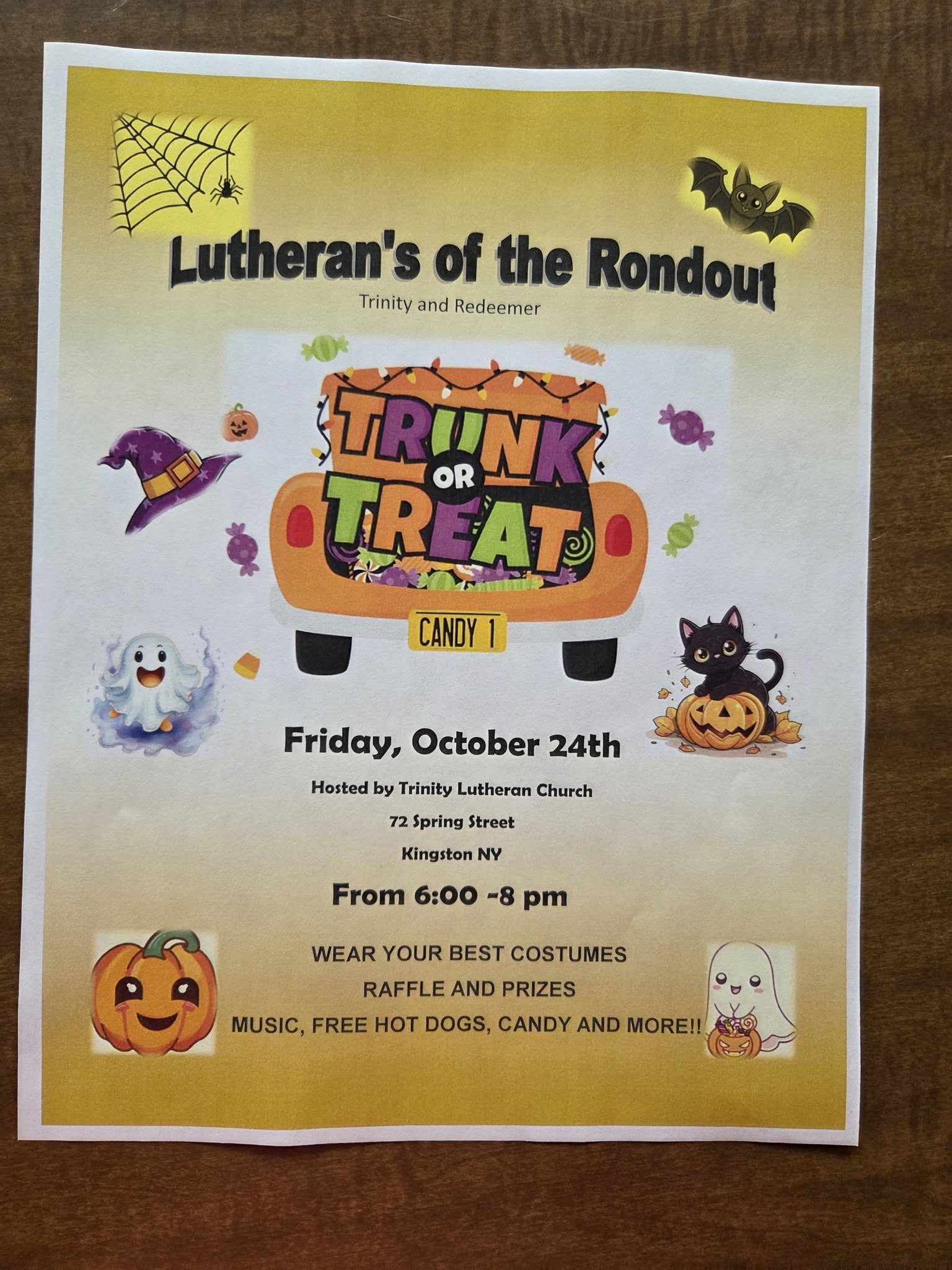 Trinity's and Redeemer's (Lutherans of the Rondout) Trunk or Treat