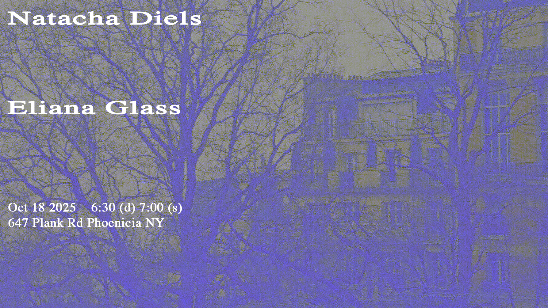 Natacha Diels/Eliana Glass