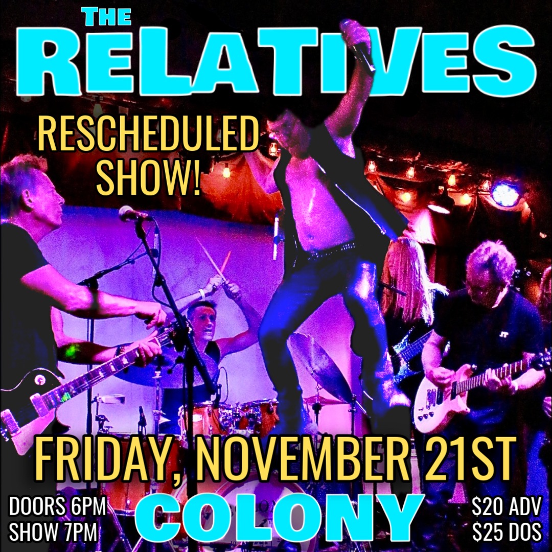 The ReLaTiVeS PUNK & NEW WAVE DANCE PARTY!