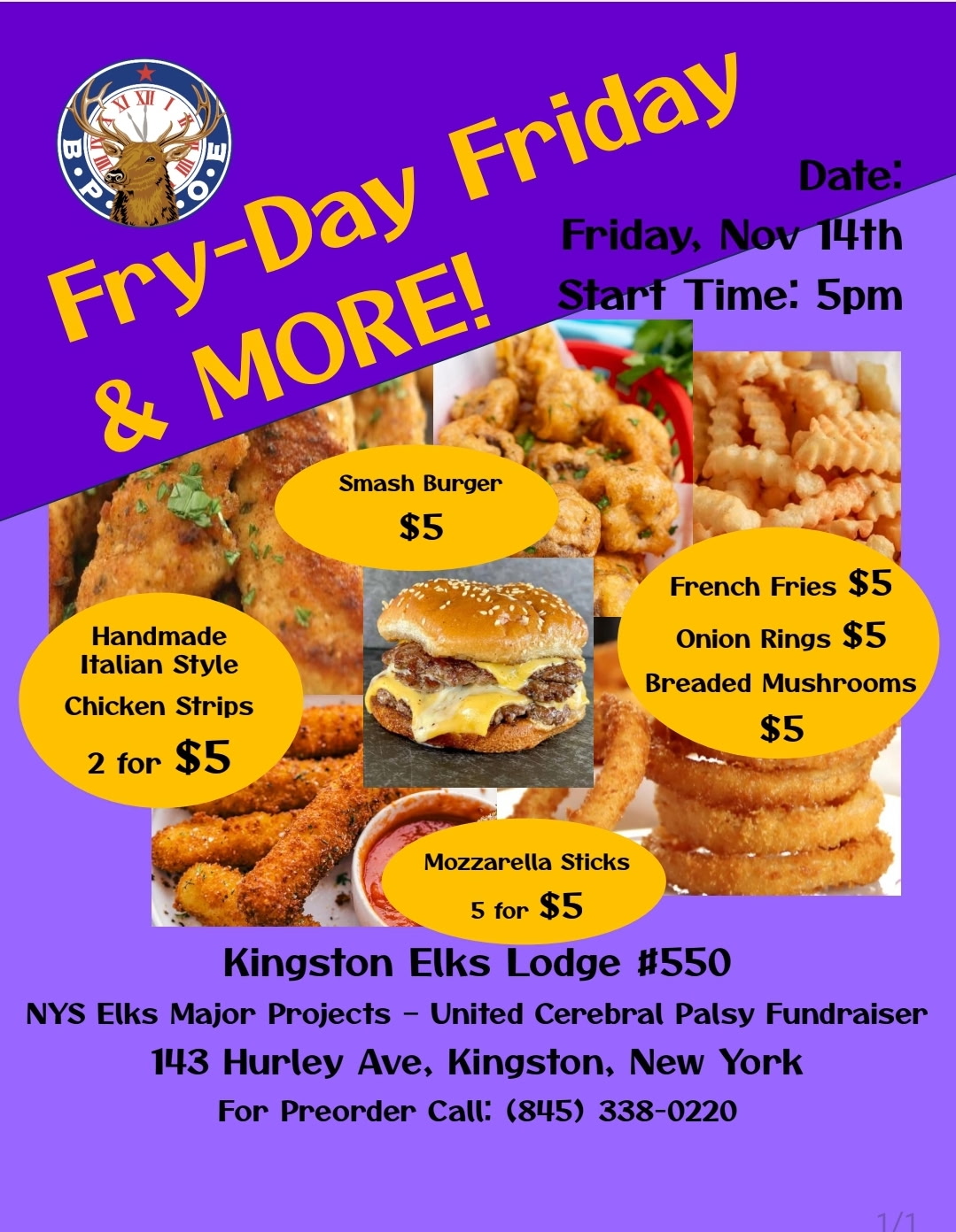 Elks Fry Day Friday