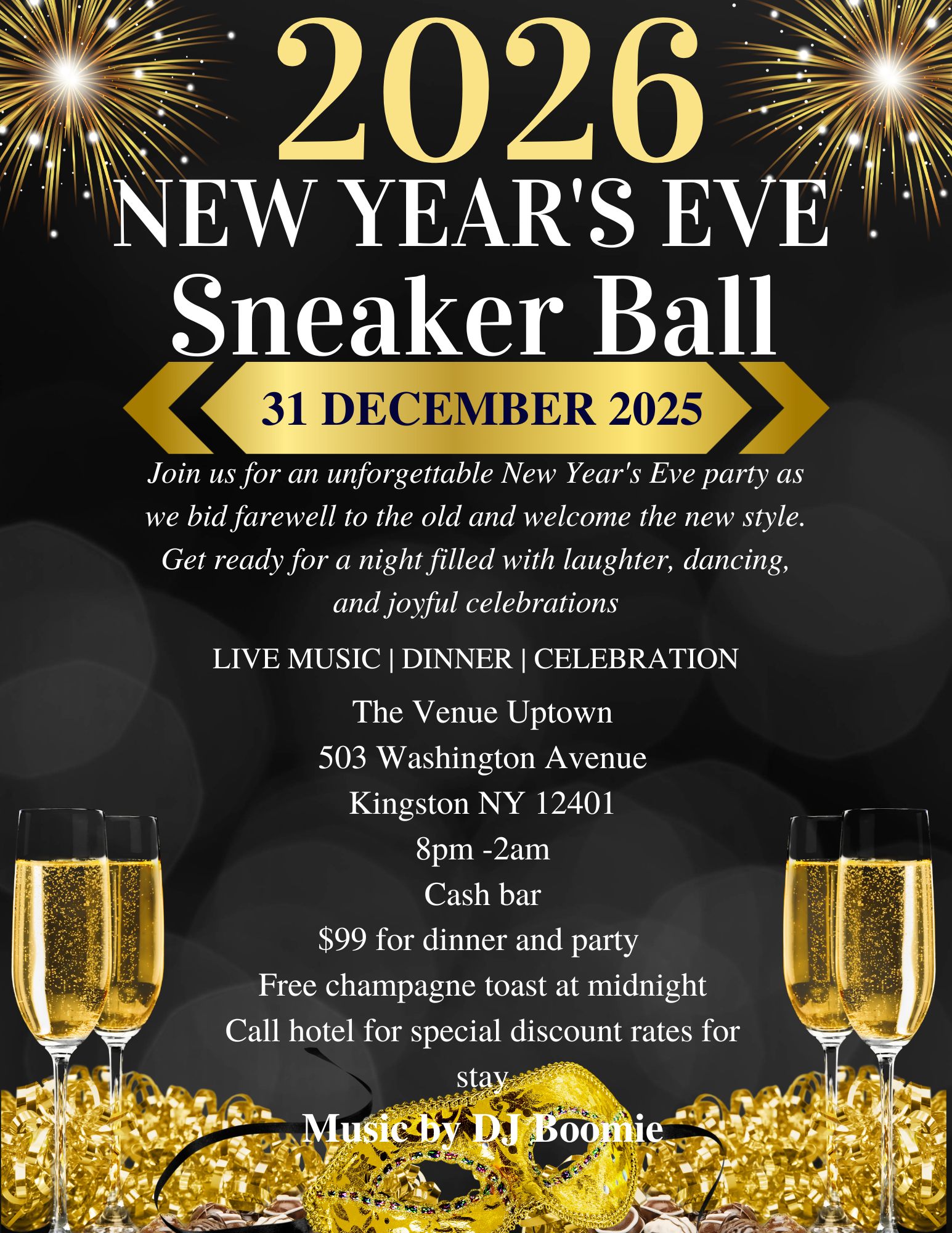 New Years Eve Sneaker Ball