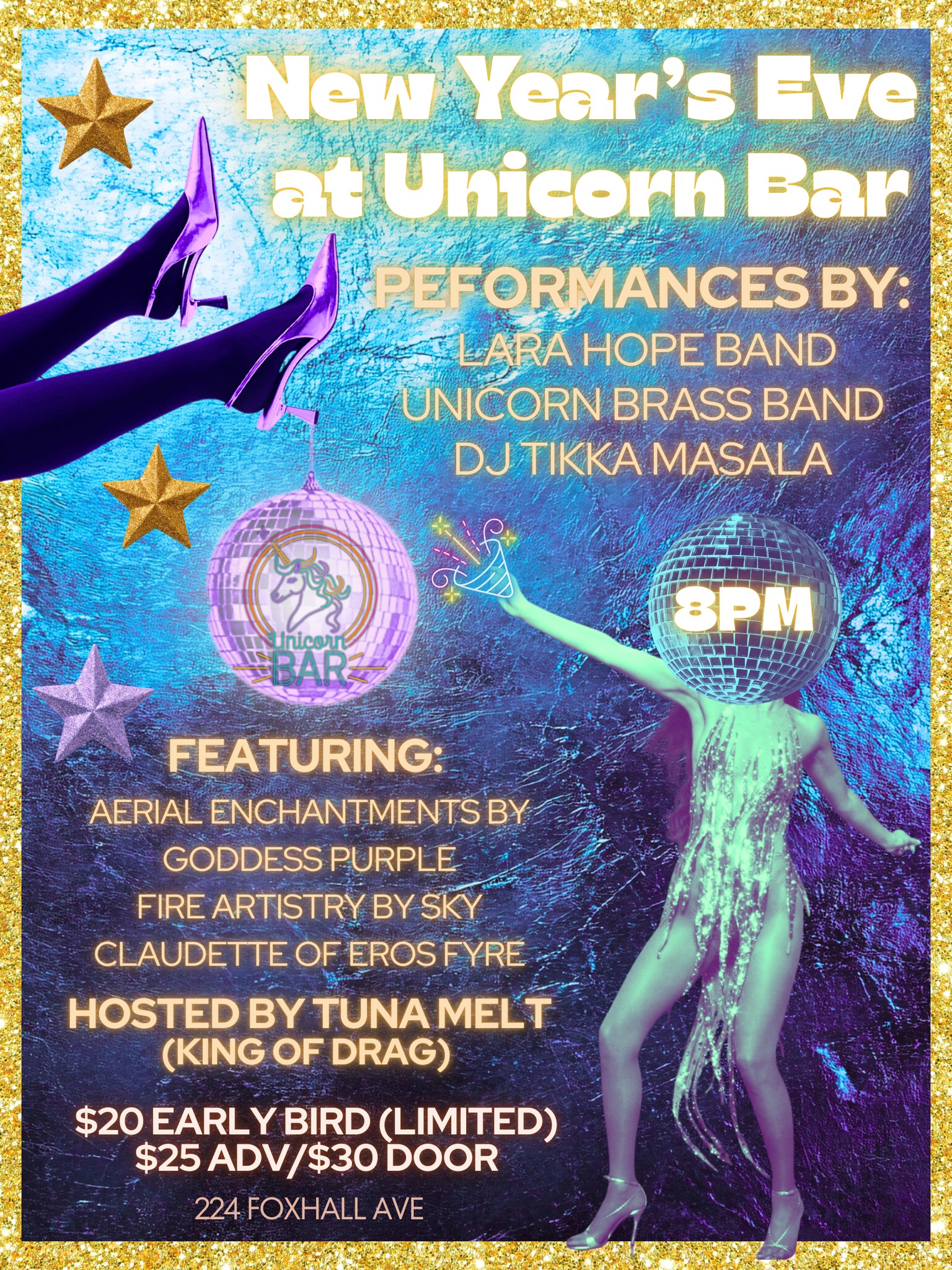 UNICORN BAR PRESENTS: A VERY DISCO NYE