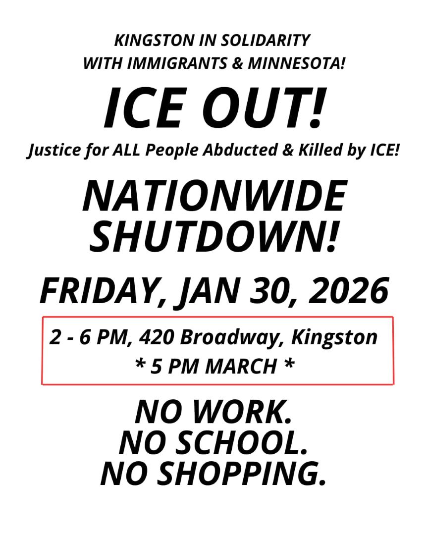 Kingston in Solidarity with Immigrants & Minnesota