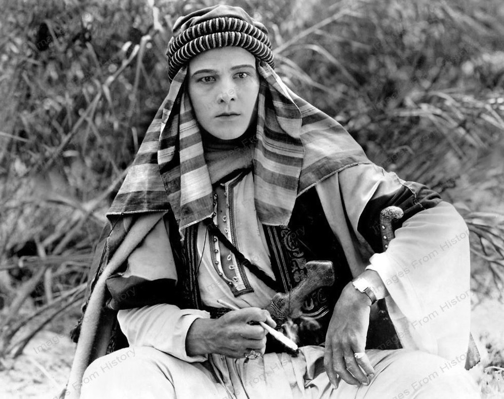 Rudolph Valentino in "The Sheik"