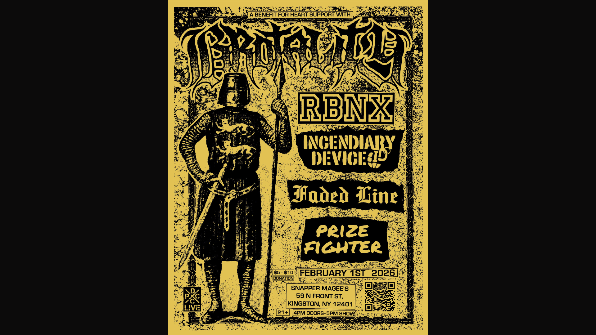 Benefit for Heart Support - A Mental Health Services Non-Profit for Musicians