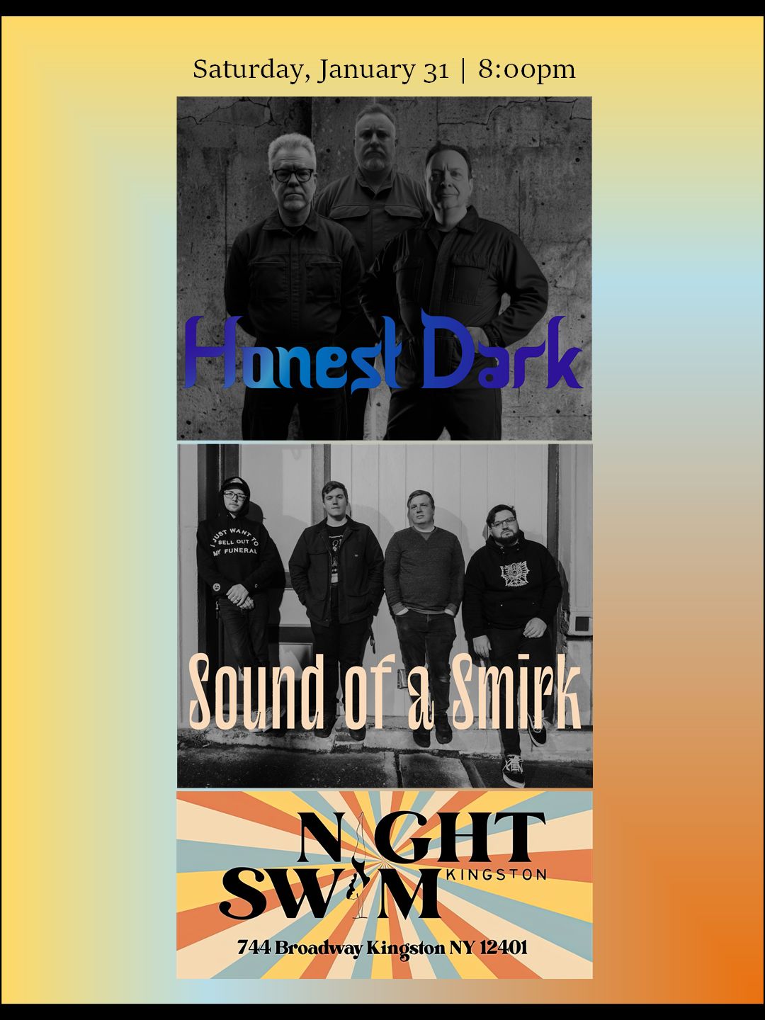 Honest Dark at Night Swim