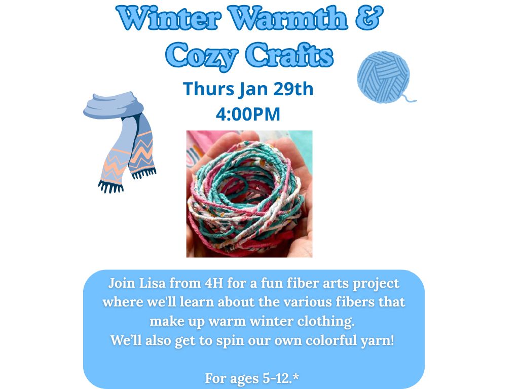 Cozy Winter Crafts with Ulster 4-H!