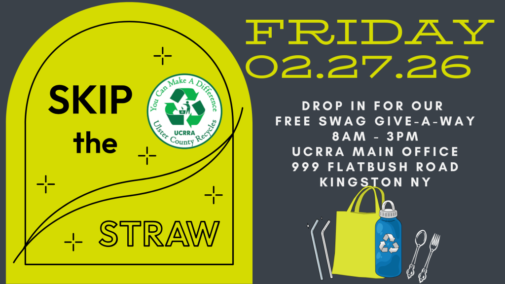 Celebrate National Skip the Straw Day with UCRRA!